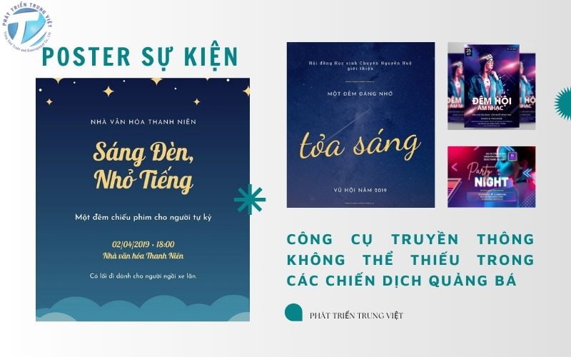 Poster sự kiện – Công cụ truyền thông không thể thiếu trong các chiến dịch quảng bá